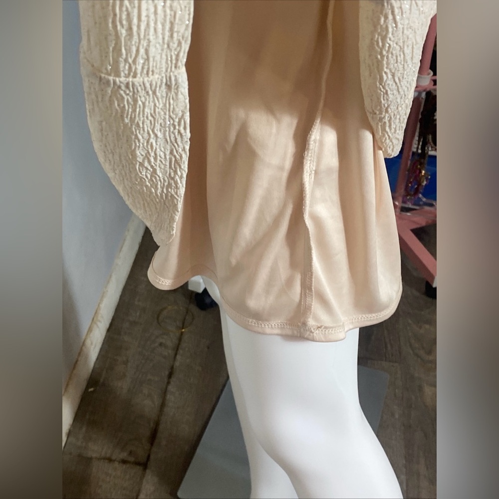Established in 1962, Women's Midi Dress, Size Ivory with Silver Sparkles Size 8 - Picture 11 of 11
